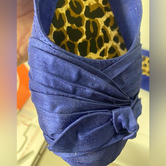 RocketDog Cobalt Blue Silk Flats - Picture 4 of 5